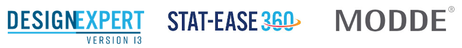 Design_Expert, Stat-Ease360, MODDE