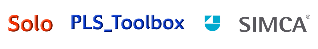 logiciels Formation MVA chimiométrie Solo, PLS Toolbox, Aspen Unscrambler, SIMCA software