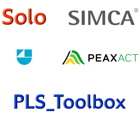Solo, PLS_Toolbox, SIMCA, Peaxact