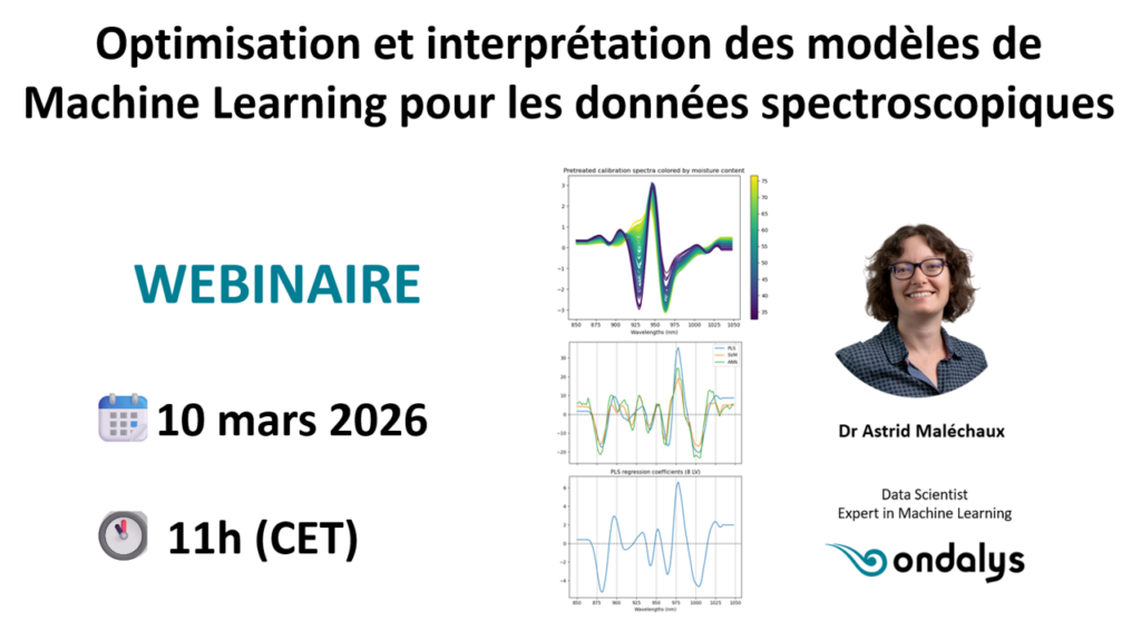 Webinaire Optimisation et interprétation des modèles de Machine Learning pour les données spectroscopiques